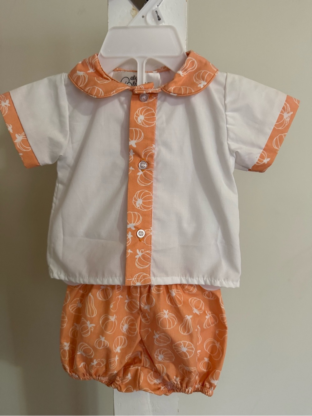 New Preemie Fall Shorts Set